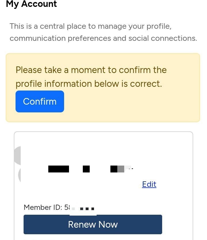 SPE membership ID section